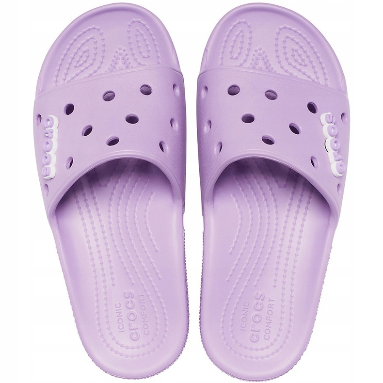 Crocs Classic Slide tofflor dam lila 206121 5PR purpur 1