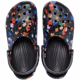 Crocs Classic Printed Floral Träsko svartfärgad 206376 0C4 mångfärgad 1