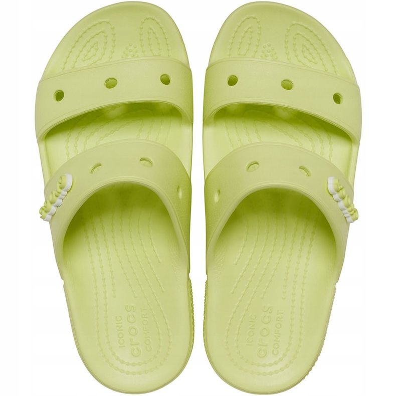 Crocs Classic Tofflor Gul 206761 3U4 grön 1