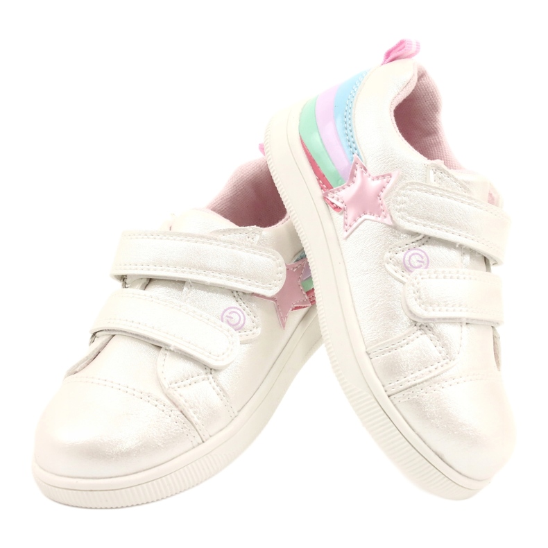 Evento Girls 'Sports Shoes With a Star 21DZ23-3904 White vit 7
