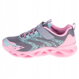 Skechers Twisty Brights W 302301L-GYPK Skor rosa grå 1