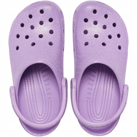 Crocs Classic Glitter Clog Violett dam 205942 5PR purpur 1