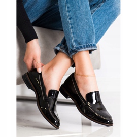 Sergio Leone lackerade mockasiner svart 1