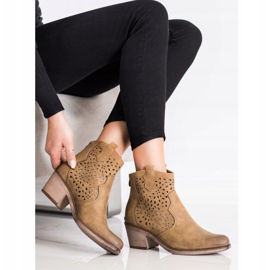 Sergio Leone Fjäderstövlar i vår brun 1