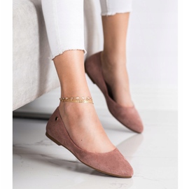 Klassiska Sergio Leone BL611 ballerinor rosa 1