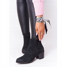 PJ1 Kvinnors varma stövlar Jodhpur stövlar Black Morgan svart 2