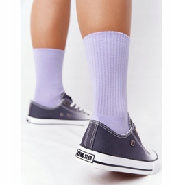 Dam Sneakers Big Star HH274128 Ombre Svart vit 1