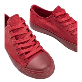 Röda Mara eco-mocka sneakers 1