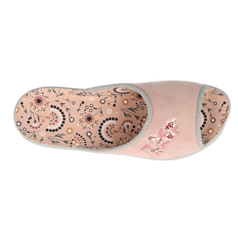 Befado damskor blomma VIKI 254D126 rosa silver- grå 1