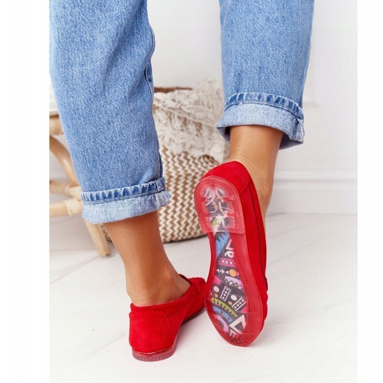 Mocka loafers Sergio Leone MK722 Röd 1