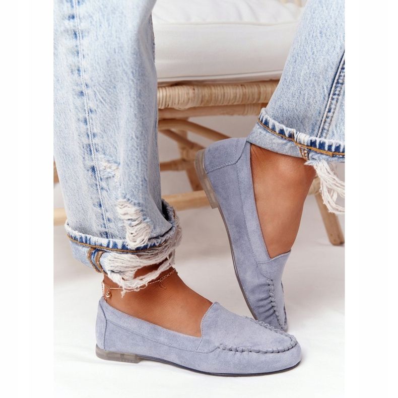 Mocka Loafers Sergio Leone MK722 Blå 1