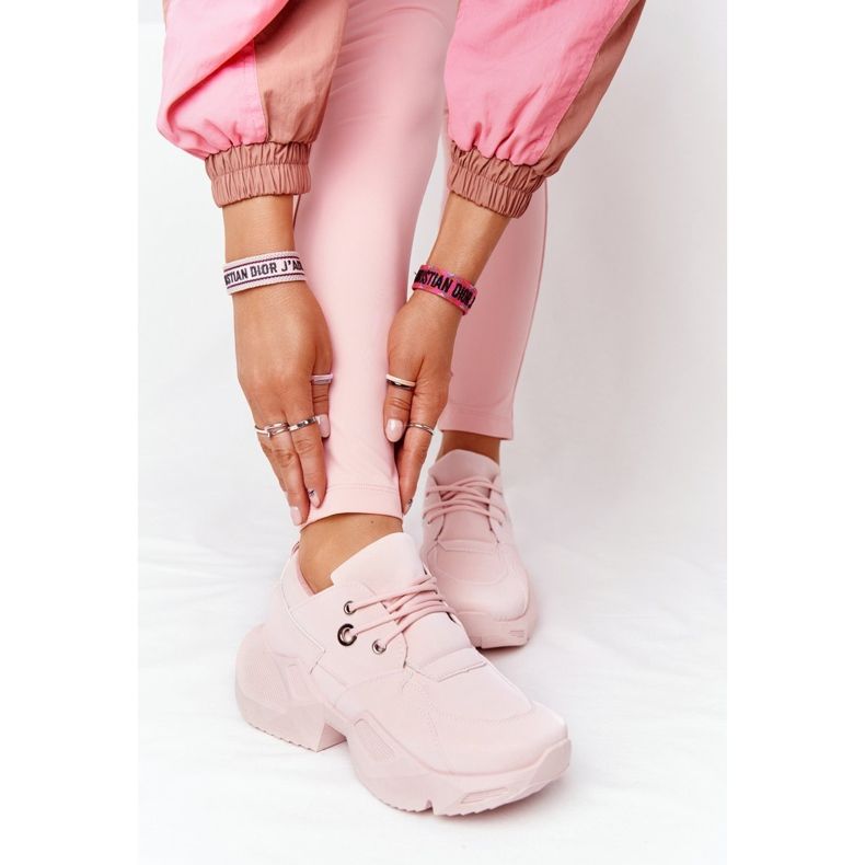 PS1 Damskor på en massiv sula Bubbly Pink rosa 2