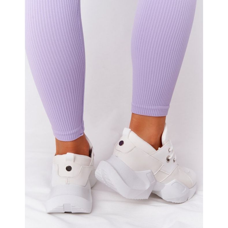 PS1 Damskor på en massiv sula Bubbly White vit 1