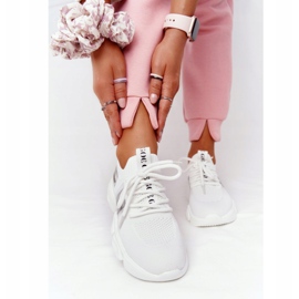 Sportstrumpor för kvinnor GOE HH2N4016 Vit svart 1