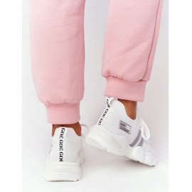 Sportstrumpor för kvinnor GOE HH2N4016 Vit svart 2