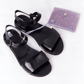 Doftande miljövänliga gummisandaler ZAXY HH285127 svart 2