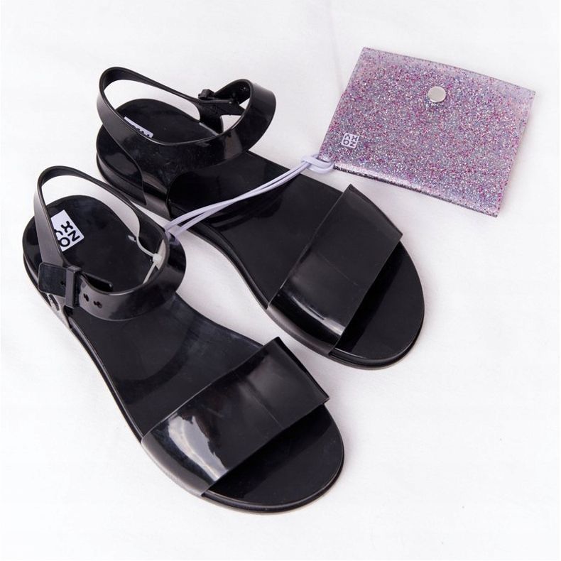 Doftande miljövänliga gummisandaler ZAXY HH285127 svart 2