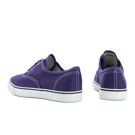 Kvinnors lila sneakers Anna violett 1