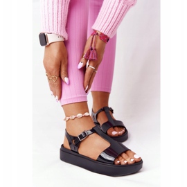 Doftande miljövänliga gummisandaler ZAXY HH285116 svart 2