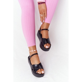 Doftande miljövänliga gummisandaler ZAXY HH285132 svart 2