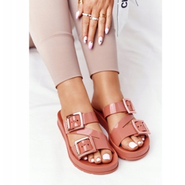 Doftande miljövänliga gummi tofflor ZAXY HH285106 Ceglaste brun 2