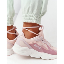 Kvinnors sportskor Memory Foam Big Star HH274811 Rosa 1