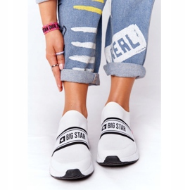 Sportskor Slip-On Memory Foam Big Star HH274538 Vit 2