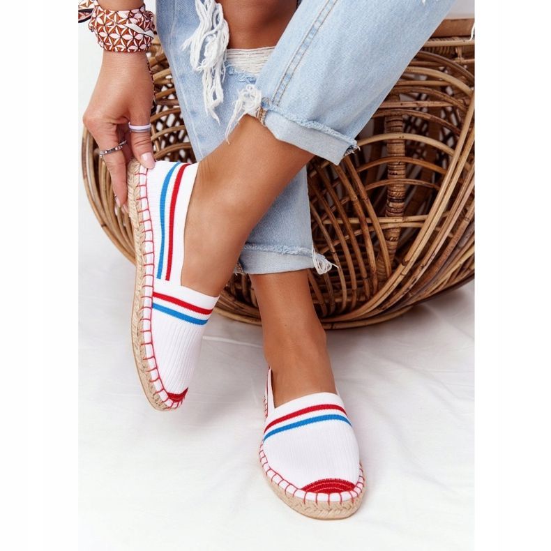 Tommy Big Star Espadrilles HH274486 Vit röd blå 1