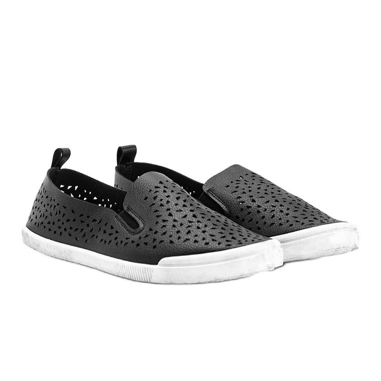 Svarta Maegan openwork sneakers 1