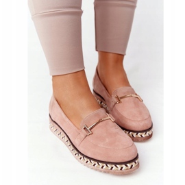 Mockasiner På Laura Messi 2284 Plattform Rosa 2