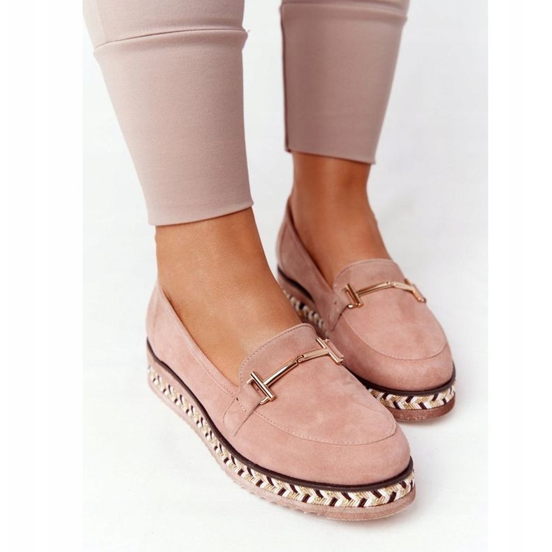 Mockasiner På Laura Messi 2284 Plattform Rosa 2