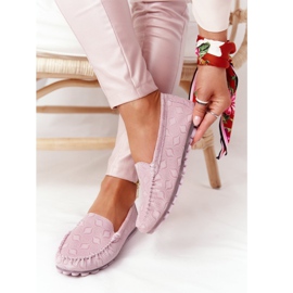 Rio Flore Eco-Friendly Leather Loafers Pink rosa 1