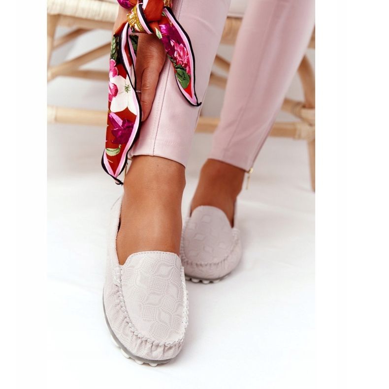 Rio Flore Eco-Friendly Leather Loafers Beige 1