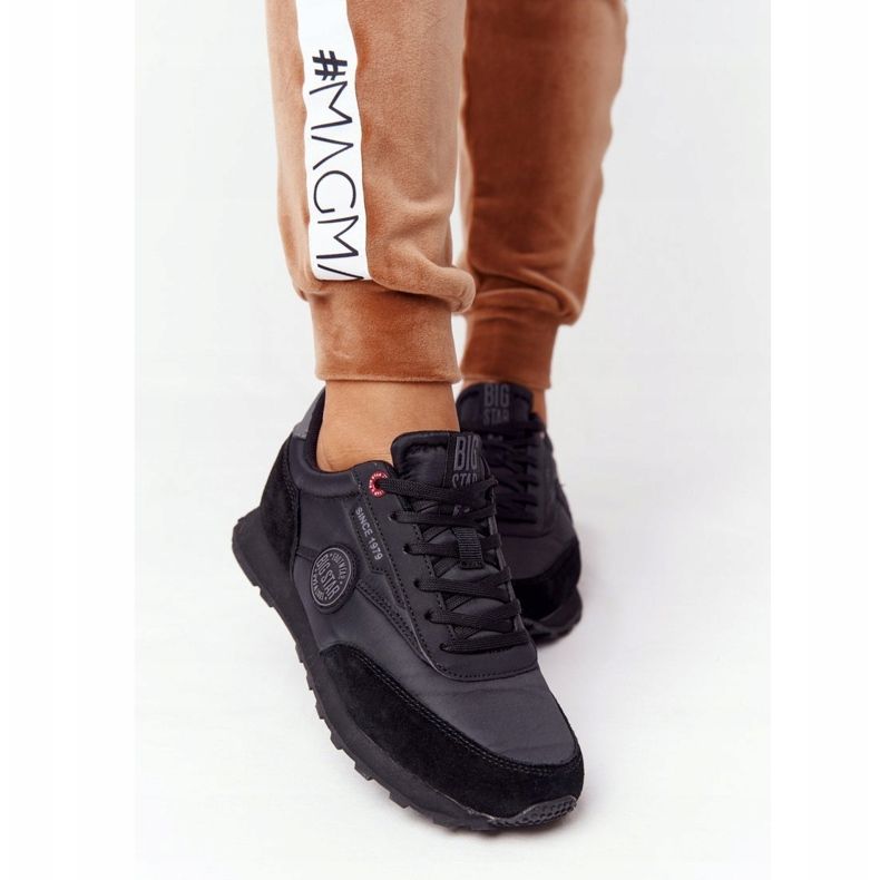 Kvinnors sportskor Memory Foam Big Star HH274528 Svart 1