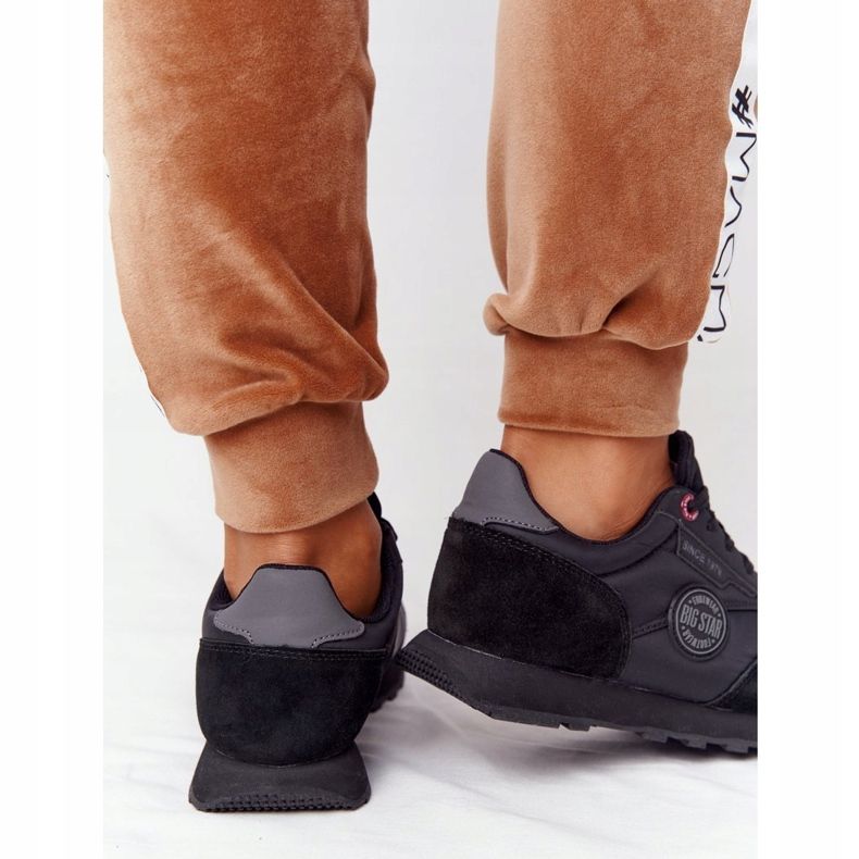 Kvinnors sportskor Memory Foam Big Star HH274528 Svart 2