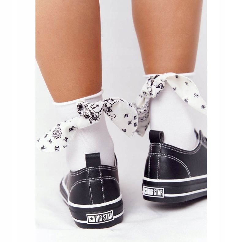 Damskor i läder Big Star HH274145 Svart 2