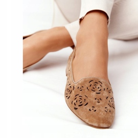 Openwork Loafers Sergio Leone BL627 Röd brun 1