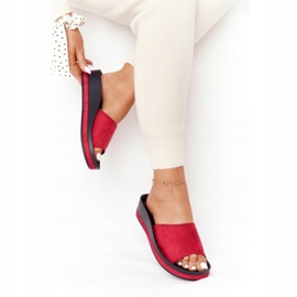 Tofflor På Kil Vinceza 21-17113 Röd svart 1