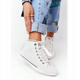 Kvinnors höga sneakers Big Star HH274149 Vit 2