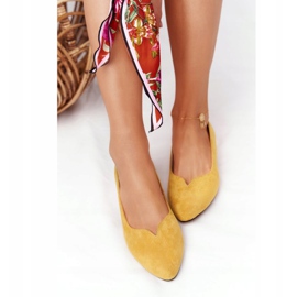 Gula loafers på guldklackar Vinceza 21-10601 1