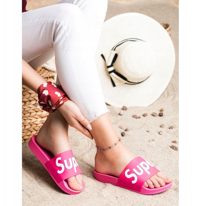 Seastar Supergummi tofflor rosa 1