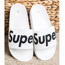 Seastar Supergummi tofflor vit 2