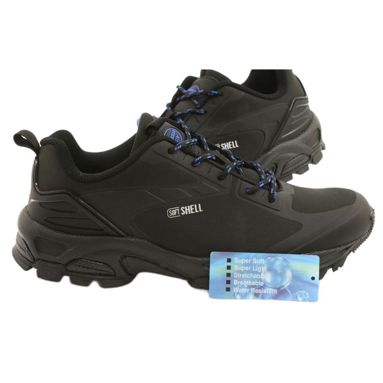 American Club ADI bundna sportskor amerikanska vattentäta soft-shell HL17 svart blå 4