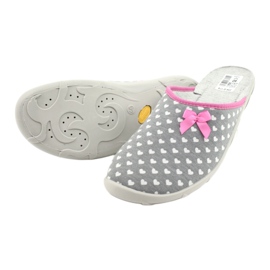 Befado damskor pu 235D174 vit rosa grå 4