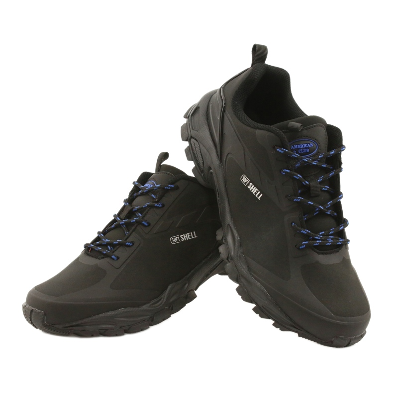 American Club Kvinnors sportskor softshell vattentät hl18 svart 3