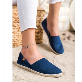 SHELOVET Slip-on Navy Blue Espadrilles marinblå 1