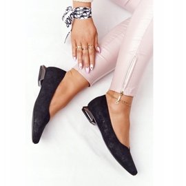 Ballerinor På Silverklack Vinceza 21-10601 Svart mångfärgad 1