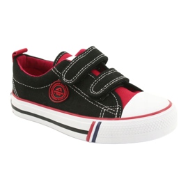 American Children's American Club LH62 kardborre svarta sneakers 1
