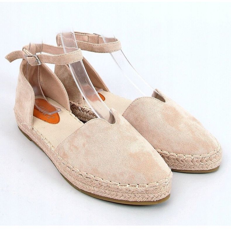 Espadriller för kvinnor med urklippt beige 1219 Beige 1