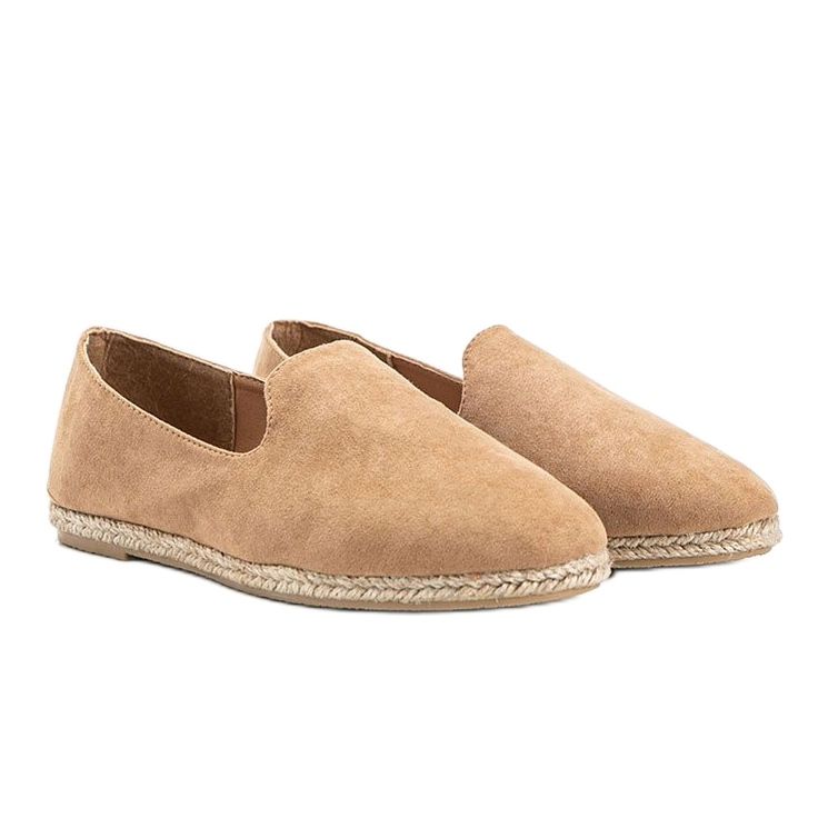 Beige Kathryn loafers för kvinnor 1